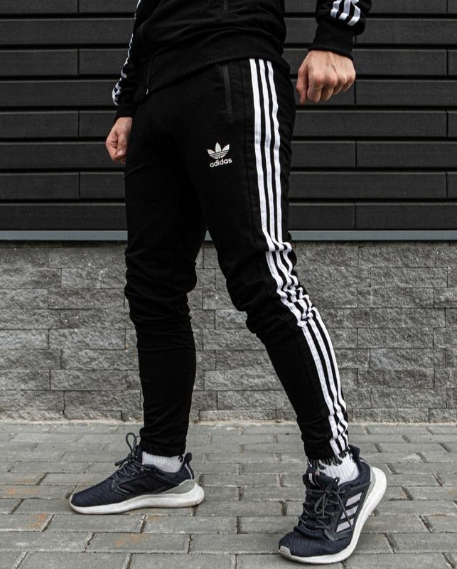 Спортивные мужские штаны adidas/адидас,чёрные — цена 420 грн в каталоге ...