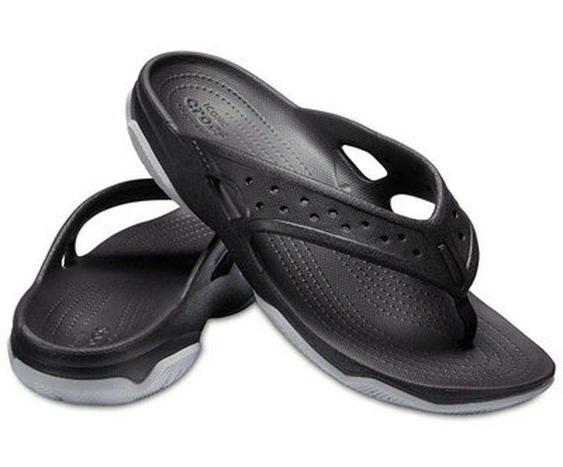 Crocs swiftwater hot sale deck flip