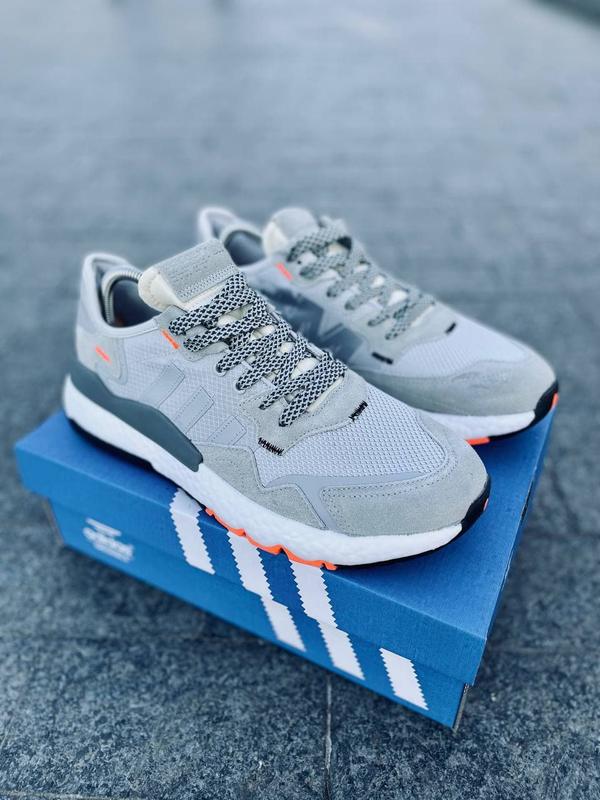 Кроссовки мужские adidas nite jogger серые / кросівки чоловічі адидас ...