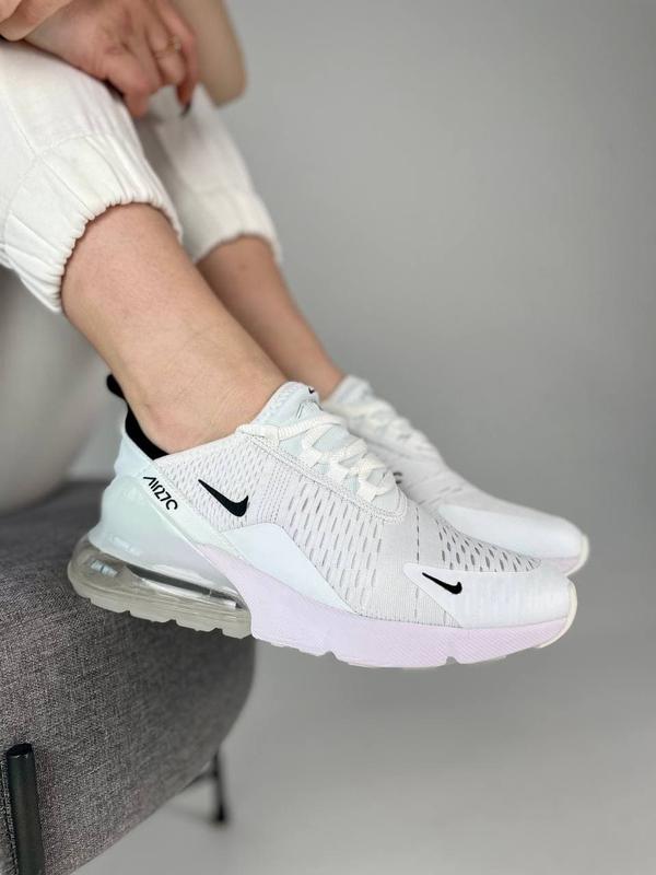 Nike air max 270 кроссовки найк белый цвет с прозрачной подошвой — цена  2150 грн в каталоге Кроссовки ✓ Купить женские вещи по доступной цене на  Шафе | Украина #65997229