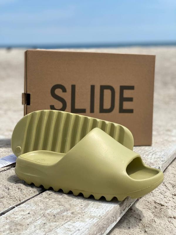 Летние тапочки adidas yeezy slide resin с полным комплектом! — цена ...