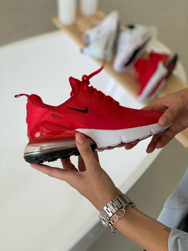 Womens red nike air max best sale 270