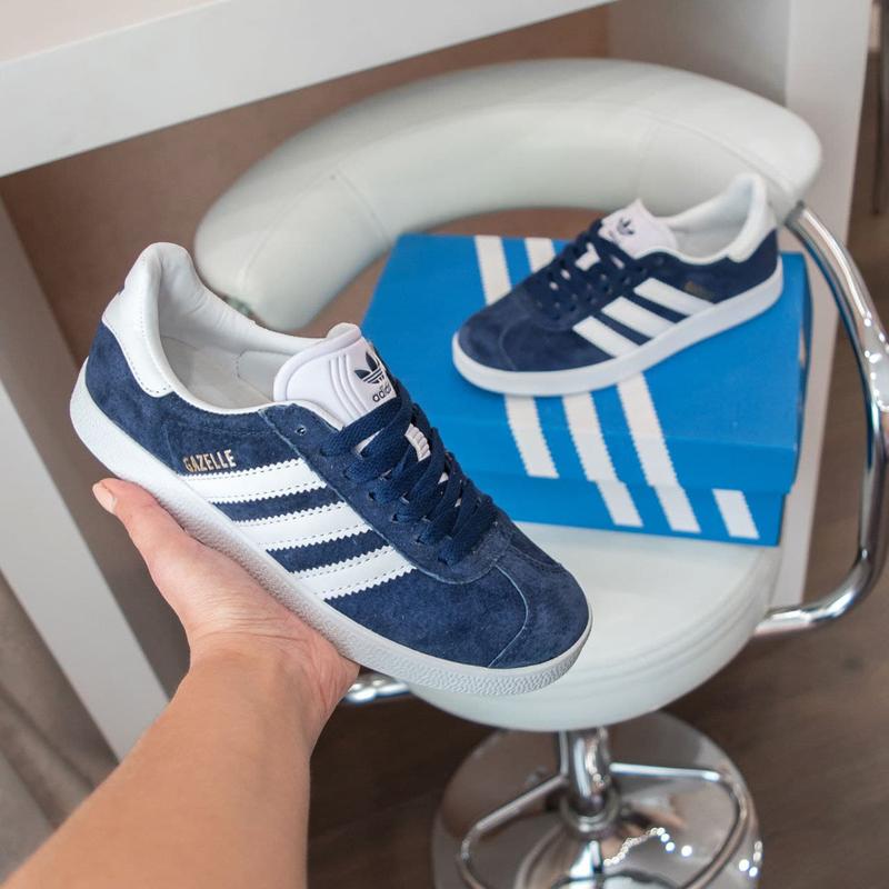 Adidas gazelle femme bleu best sale