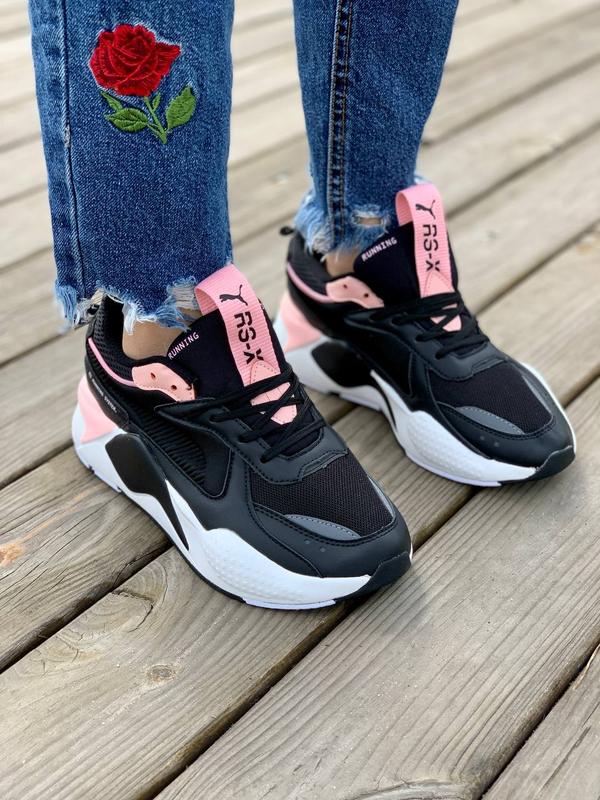 Puma rsx black rose gold sale