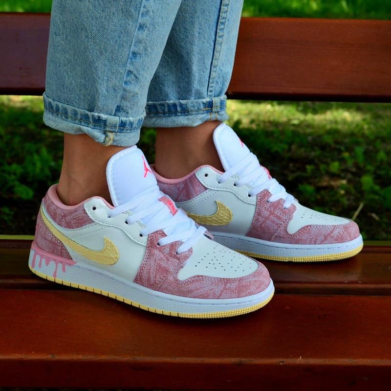 Nike air jordan 1 low paint drip gs низькі кросівки new — ціна 2130 грн
