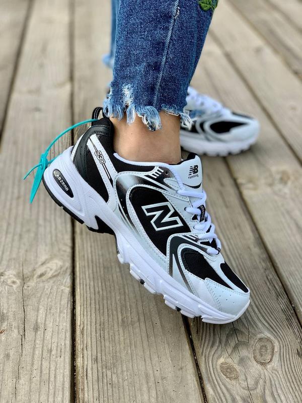 New balance 530 ‘white black’ кроссовки нью баланс наложенный платёж ...