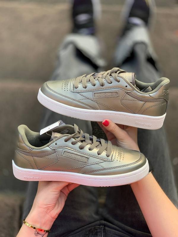 Reebok club c 85 olive green, женские кроссовки рибок — ціна 1150 грн у ...
