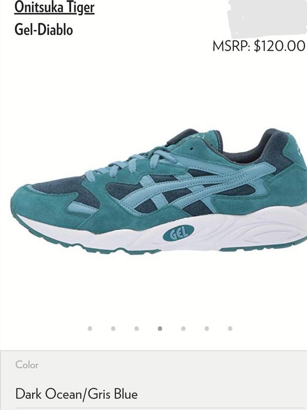 Asics gel diablo dark on sale ocean