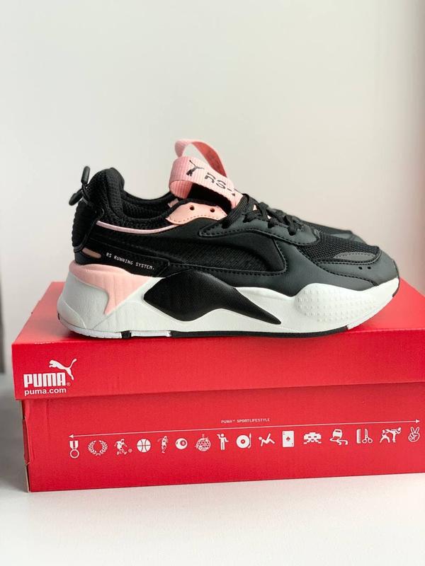 Puma rsx black pink top