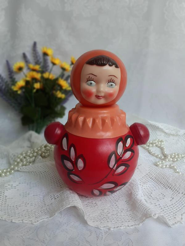 Неваляшка ссср кукла котовский завод ванька-встанька целлулоид — цена ...
