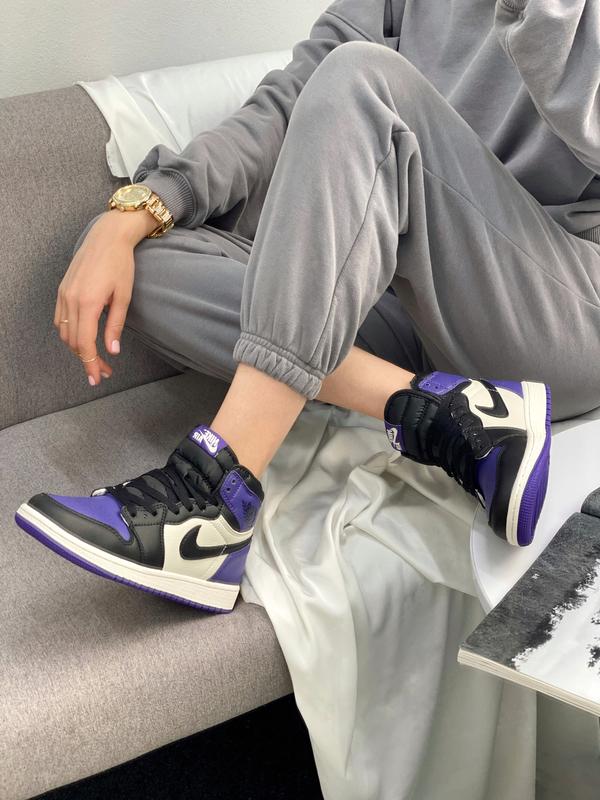 Мужские кроссовки nike jordan retro court purple,найк джордан ретро ...