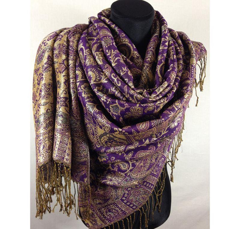 палантин однотонный люрекс. палантин pashmina с золотой нитью. шарф женский с люрексом. женский палантин с люрексом. палантин s9-12pb 300-4.