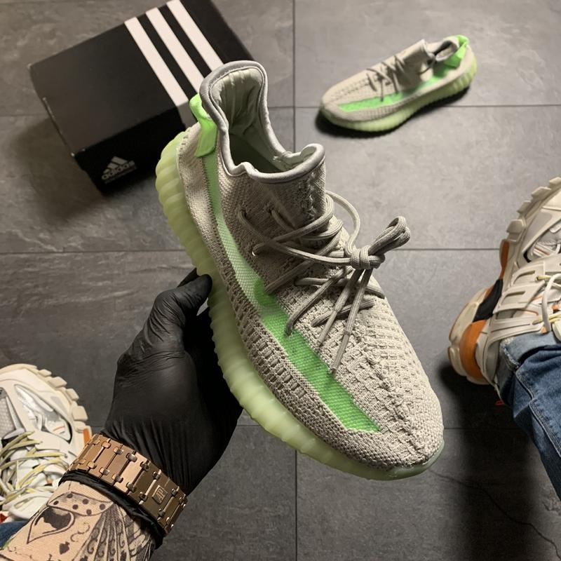 Yeezy grey sale and green
