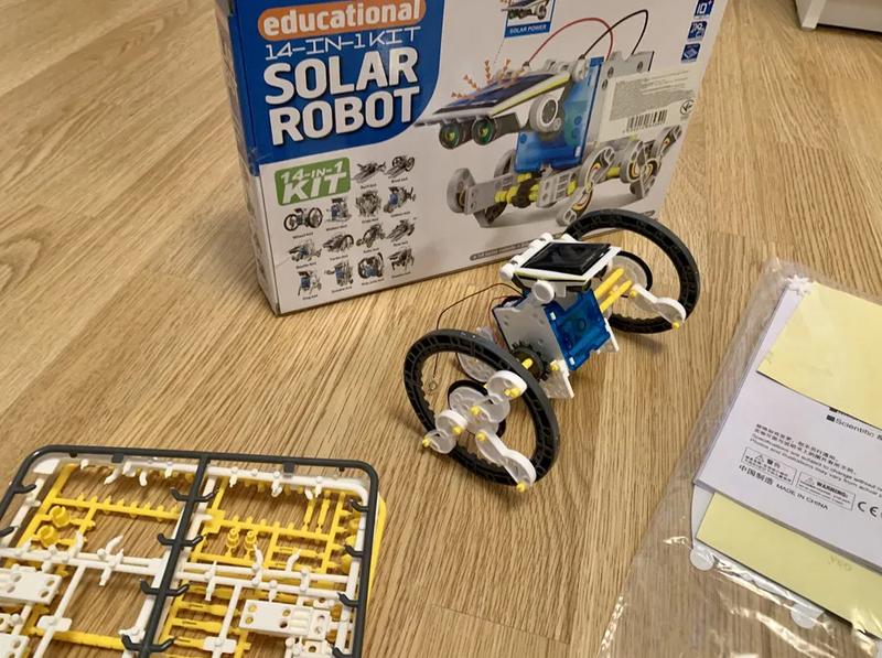 Робот конструктор solar robot 14 в 1 premium на сонячних батареях ...