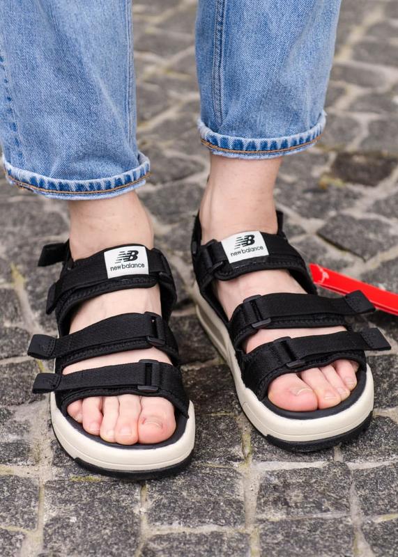 Босоніжки New Balance Caravan Multi Sandals Black/white | cosbrapim.com.br