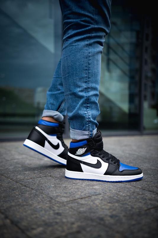 Nike air jordan 1 retro high blue black white 2050 70537249