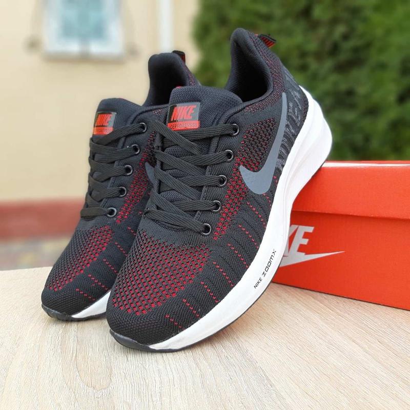Nike air zoom🆕женские дышащие кроссовки найк аир зум🆕черные с красным ...