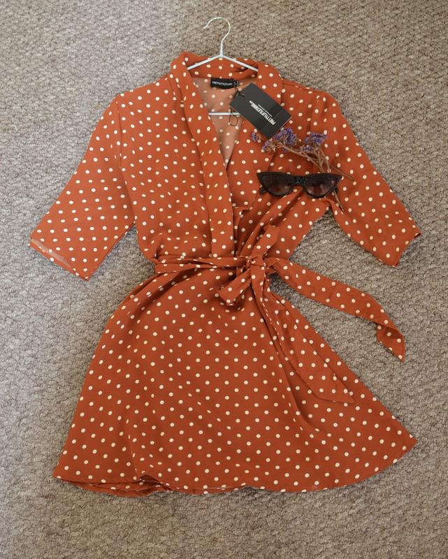 Terracotta polka best sale dot tea dress