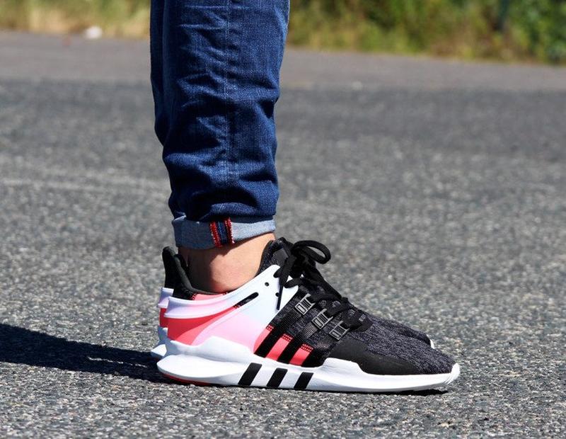 Adidas eqt support adv core black turbo red 2025