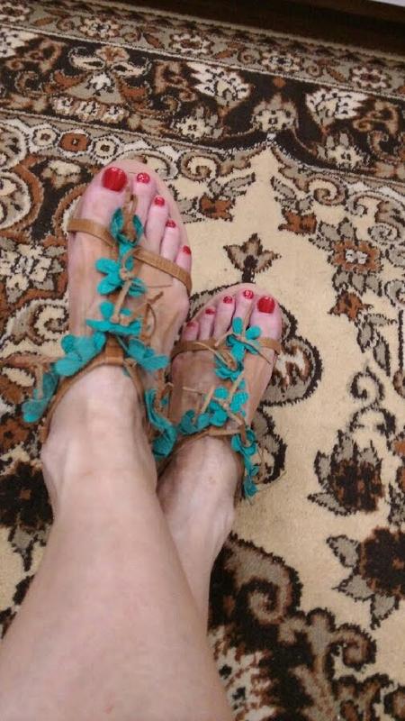 Шкіряні босоніжки（attizzare,португалія） — ціна 290 грн у каталозі ...