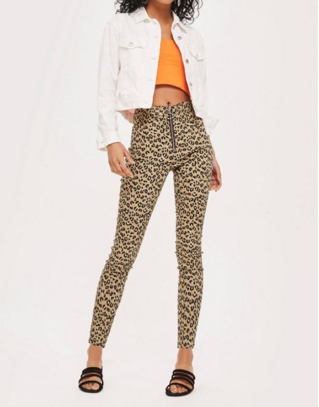 Джинсы скинии леопард topshop jeans moto joni leopard print турция размер  25 (xs) — ціна 225 грн у каталозі Джинси ✓ Купити жіночі речі за доступною  ціною на Шафі | Україна #71815485