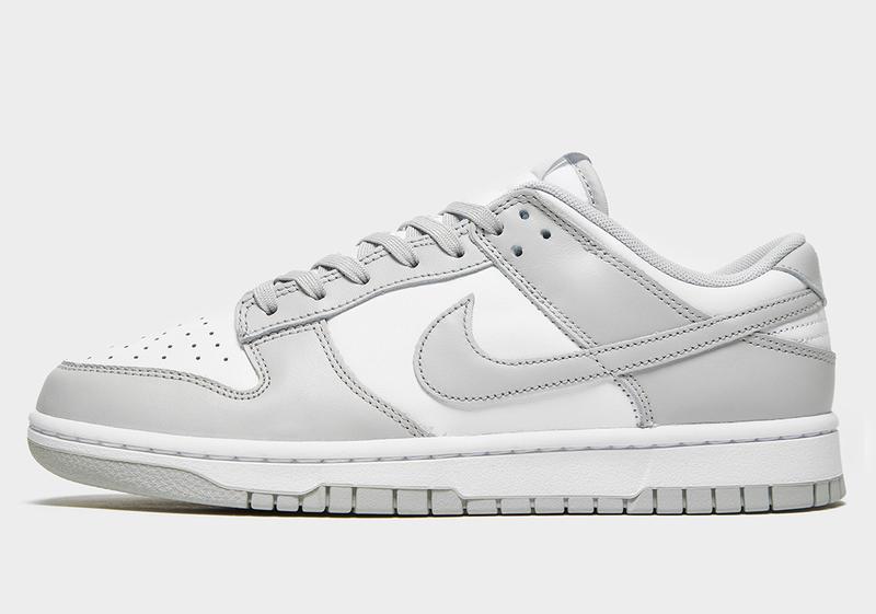 Кроссовки женские, мужские nike dunk low серые / белые (найк данк, лоу ...