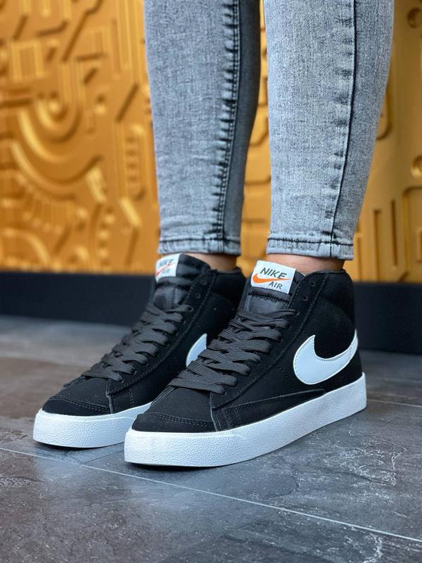 Жіночі кросівки nike blazer mid 77 black найк блейзер післяплата купити ...