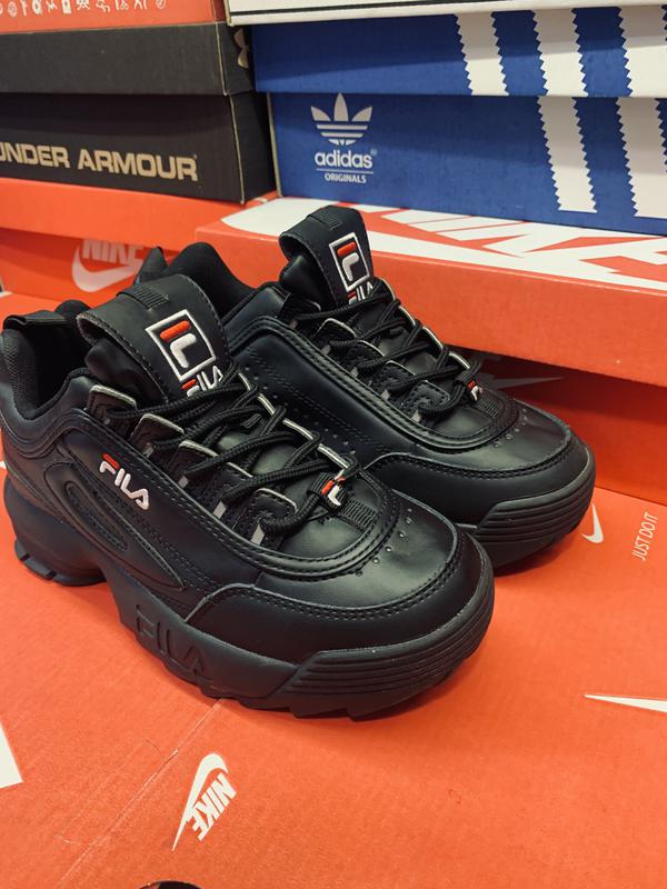 Fila raptor clearance black