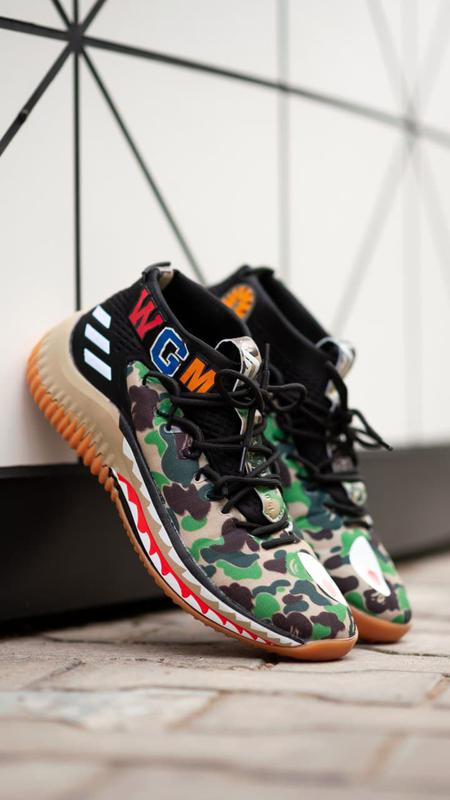Dame 4 clearance bape black camo