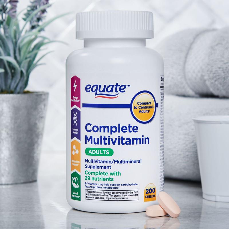Американский комплекс витаминов и минералов equate complete ...