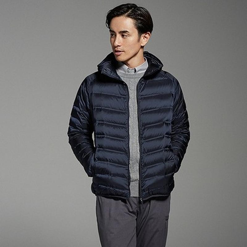 Men ultra light down seamless parka deals