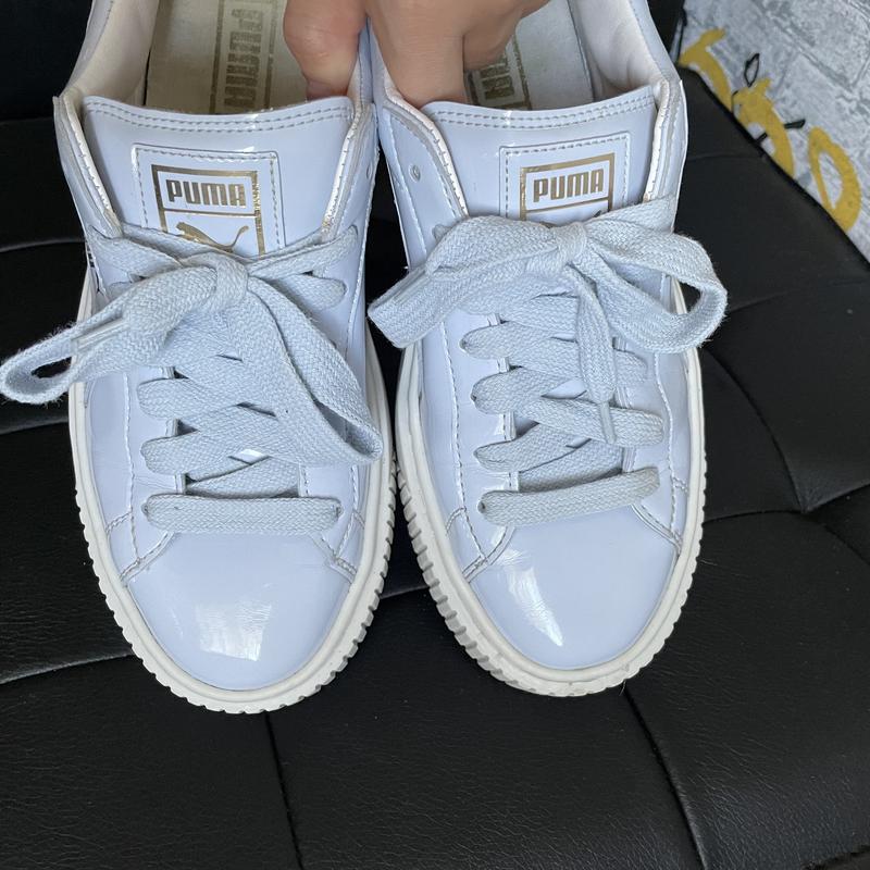 Puma platform hellblau cheap