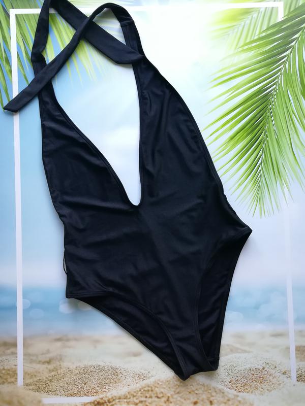 Черный сдельный купальник чорний суцільний — цена 270 грн в каталоге ...