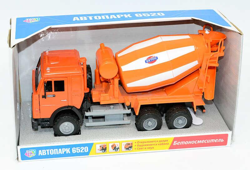 Игрушечный камаз бетономешалка