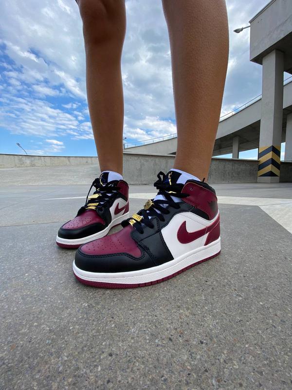 maroon jordan 1
