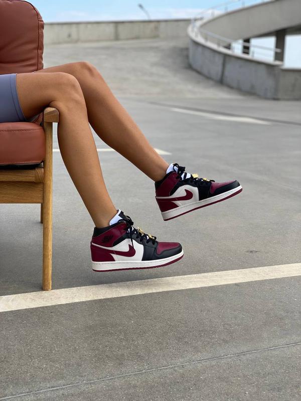 maroon jordan 1