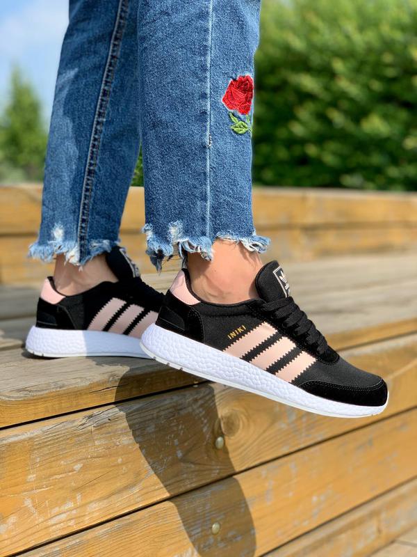 Черные женские кроссовки adidas iniki runner boost "black pink" — ціна 1290  грн у каталозі Кросівки ✓ Купити жіночі речі за доступною ціною на Шафі |  Україна #74886246