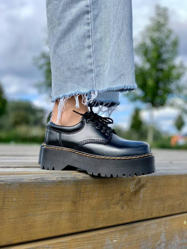 martens combs 8 eye boot dr. martens 8053 platform black polished smooth 1999 74955628