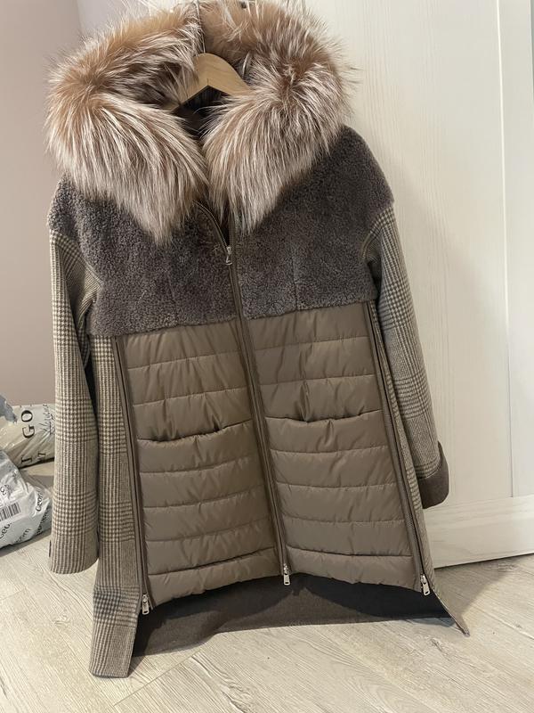 Куртка пальто альпака с мехом лисы — цена 16500 грн в каталоге Пальто ✓ Купить женские вещи по доступной цене на Шафе