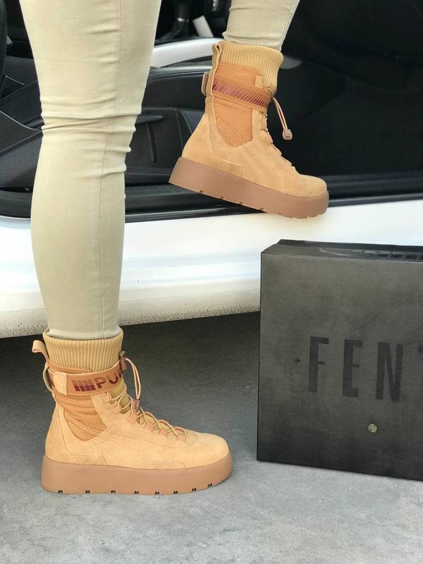 Puma x fenty scuba boot brown 2350 75915075