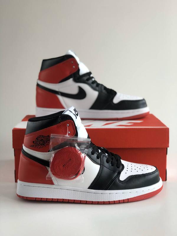 air jordan 1 retro red and white