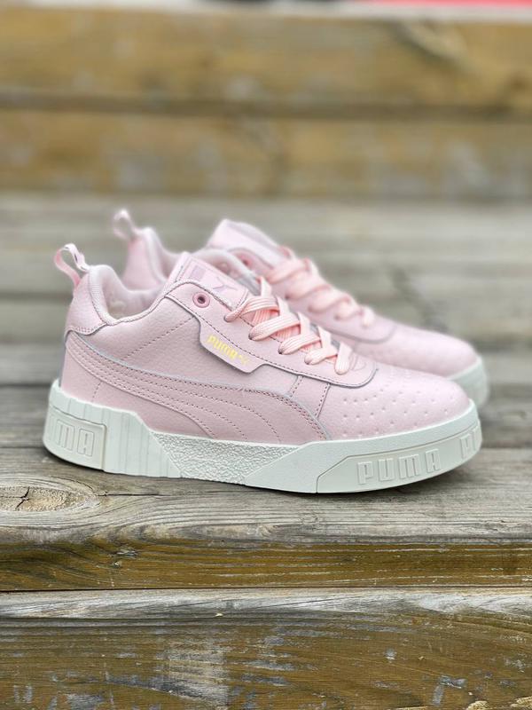 Puma cali emboss on sale pink