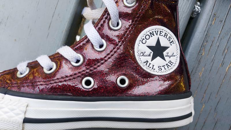 All star glitter bordeaux best sale