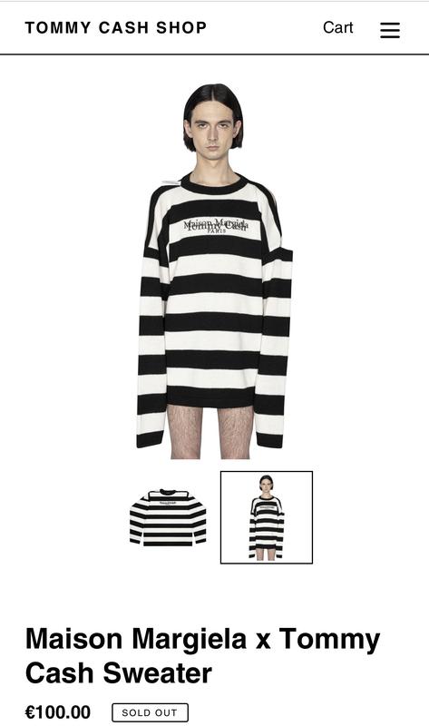 Krutoj Sviter V Polosku Telnyashka Maison Margiela X Tommy Cash Sweater Cena 10 Grn V Kataloge Svitery Kupit Muzhskie Veshi Po Dostupnoj Cene Na Shafe Ukraina