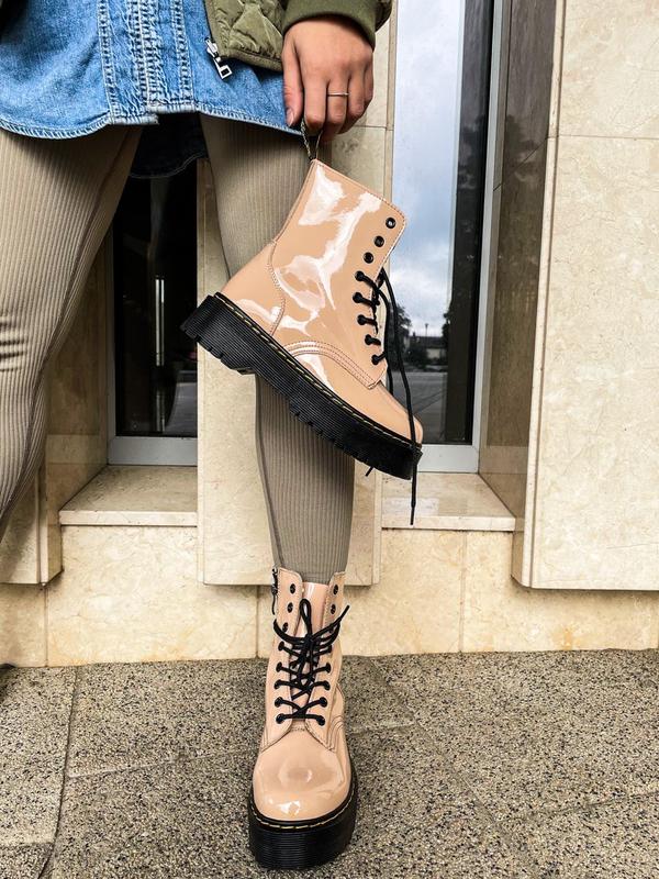 Martens 1460 Basquiat Boot | Осенние ботинки dr. martens jadon patent beige  — цена 1600 грн в каталоге Ботинки ✓ Купить женские вещи по доступной цене  на Шафе | Украина #77270268