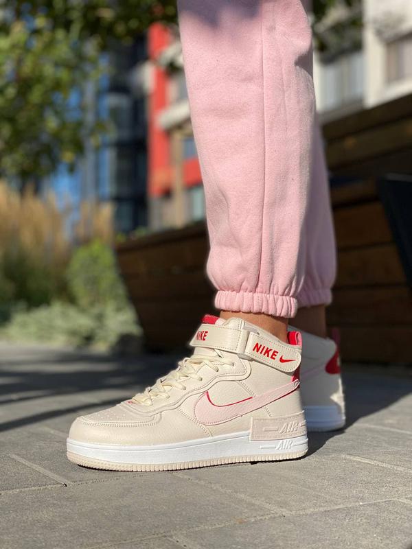 nike air force 1 high cream white red 2750 77906487