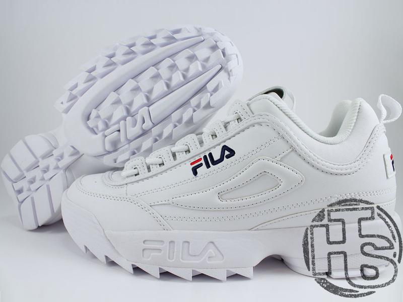 fila disruptor red and blue