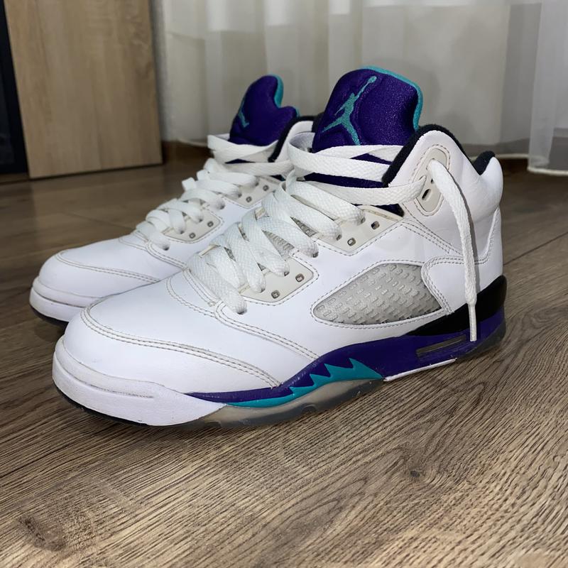 Jordan 5 retro grape fresh prince 4000