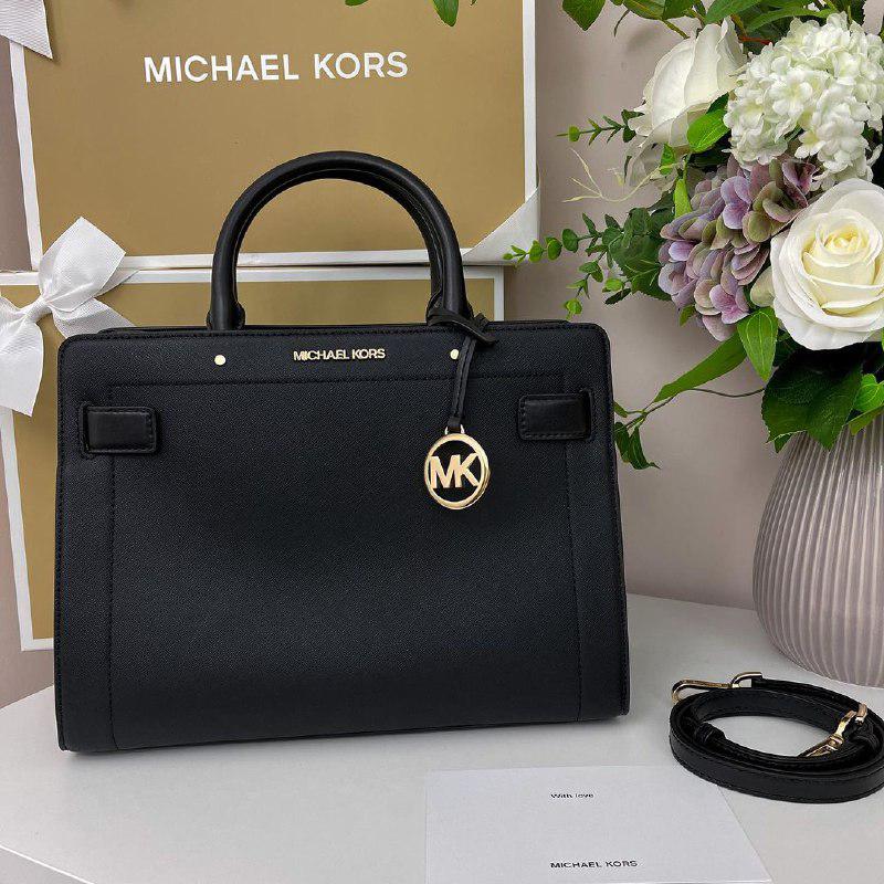 Сумка michael kors rayne medium saffiano leather satchel кожа