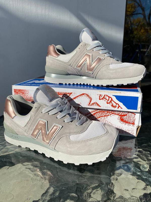 New balance шикарні жіночі кросівки нью баланс сірого кольору — ціна ...